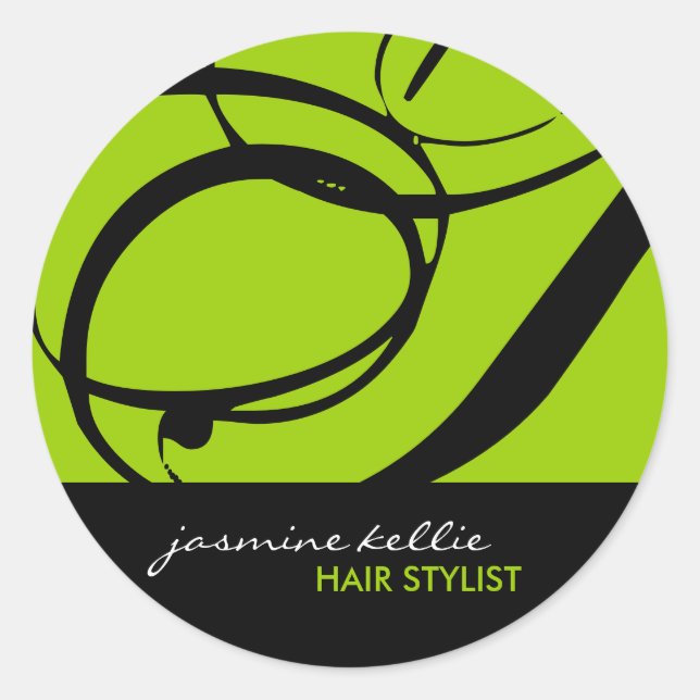 Adesivo Redondo Na moda (Frente)