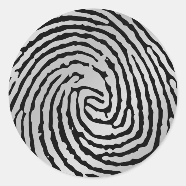 Adesivo Redondo Na moda Contemporâneo Moderno (Frente)