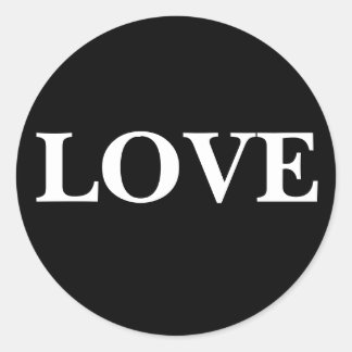 Adesivo Redondo Na moda Love Invitation Sticker