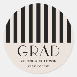 Adesivo Redondo Na moda Moderna Festa de formatura