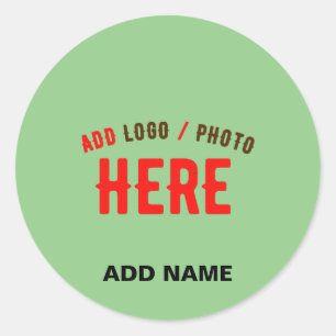 ADESIVO REDONDO NA MODA MODERNO PERSONALIZADO VERIFICADO COM MARCA