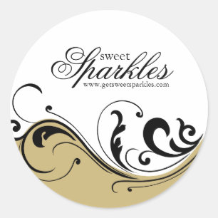 Adesivo Redondo Na moda Packaging Stickers