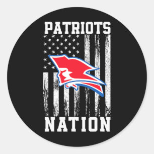 Adesivo Redondo Nação De Logotipo Pender Patriots Hs