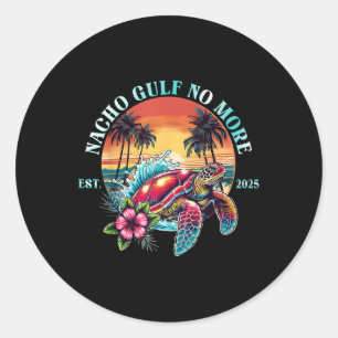 Adesivo Redondo Nacho Golfo No Último 2025 Turtle Golfo De Usa Bea
