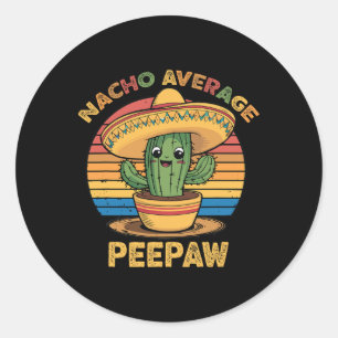 Adesivo Redondo Nacho Média Bunnyaw Vinculando Cinco Mães Mexicana