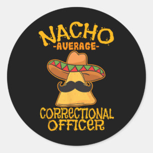 Adesivo Redondo Nacho Média Corretor Prisão Cinco De