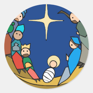 Adesivo Redondo nacimiento