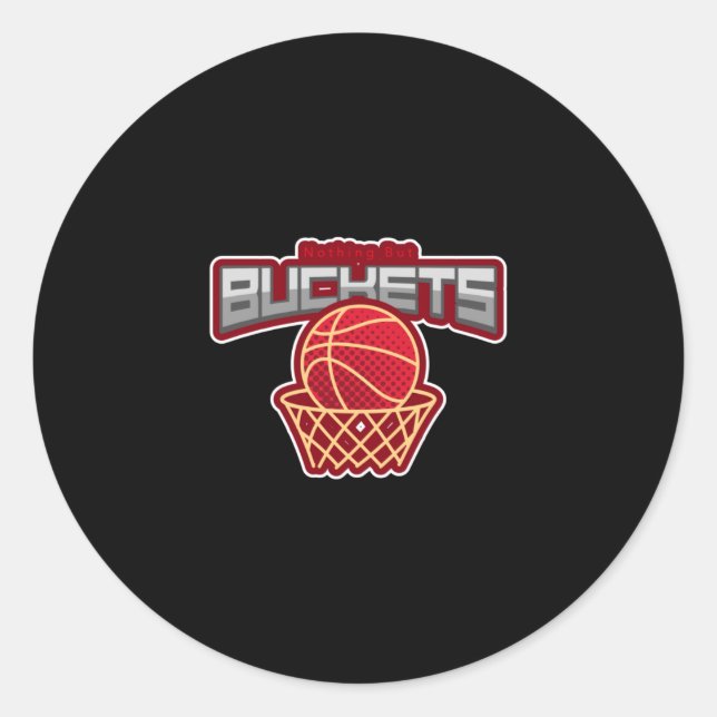 Adesivo Redondo Nada além de Baldes (Frente)