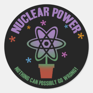 Adesivo Redondo Nada pode ir mal!