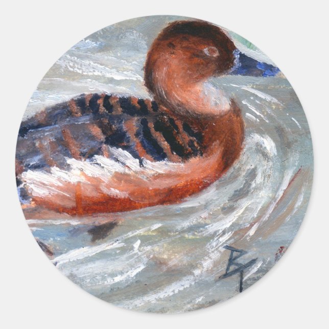 Adesivo Redondo Nadar Duck Sticker (Frente)