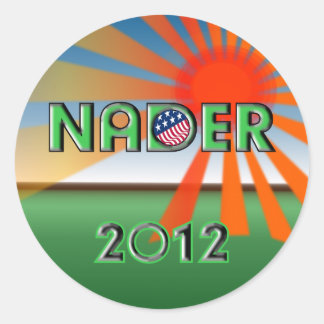 Adesivo Redondo Nader 2012 Sticker