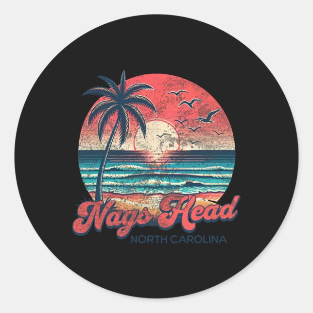 Adesivo Redondo Nags Head  (Frente)