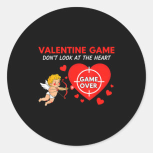 Adesivo Redondo Namorado engraçado meme de amor jogo coração jogad