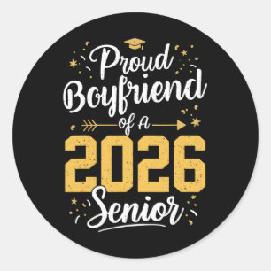 Adesivo Redondo Namorado Orgulhoso De Uma 2026 Senior 2026 Cl De 2