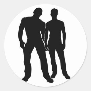 Adesivo Redondo Namorados