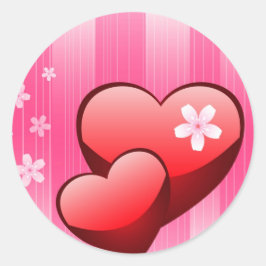 Adesivo Redondo Namorados