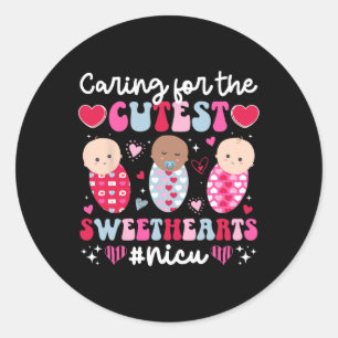 Adesivo Redondo Namorados de Enfermeiro Nicu Dia de os namorados d