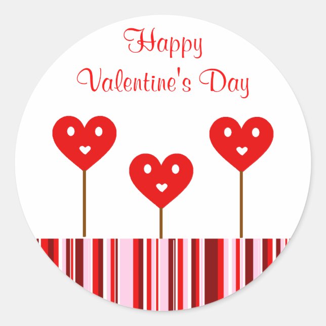 Adesivo Redondo Namorados Pop (Frente)