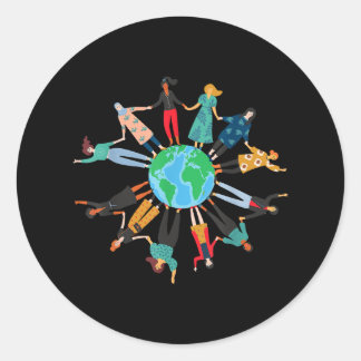 Adesivo Redondo Nana Leopard Para Mulheres Dia de as mães Cristo