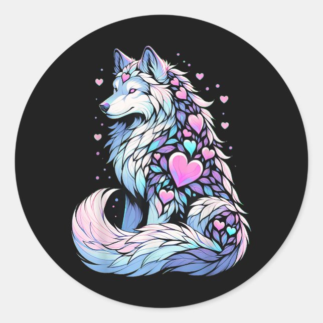 Adesivo Redondo Nana Para Mulheres Vovó Dia de as mães De Natal (Frente)