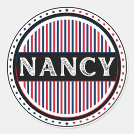 Adesivo Redondo Nancy City Pride Emblem – French Identity
