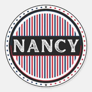 Adesivo Redondo Nancy City Pride Emblem – French Identity