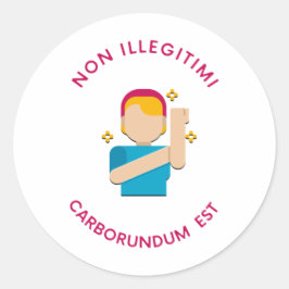 ADESIVO REDONDO NÃO