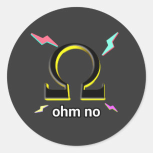 Adesivo Redondo Não