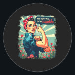 Adesivo Redondo Não Aspirando A Ser Humle Kamala Harris Feminista<br><div class="desc">Não Aspirando A Ser Mulher Feminista De Humble Kamala Harris</div>