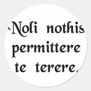 Adesivo Redondo Não deixe os bastardos te abaixarem