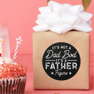 Adesivo Redondo Não é um Pai, é um pai, é um Pai engraçado