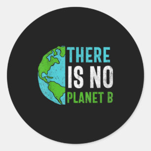 Adesivo Redondo Não Existe Planeta B _3
