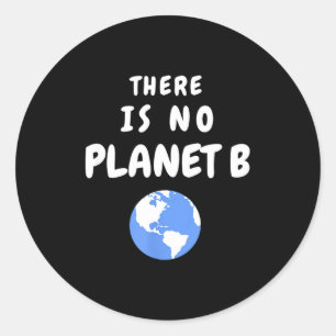 Adesivo Redondo Não Existe Planeta B _4 