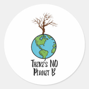 Adesivo Redondo Não Há Camisa B, Dia da Terra, Ambiente