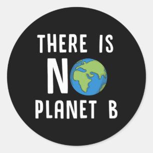 Adesivo Redondo Não Há Presentes De Ecologia Do Dia Da Terra No Pl