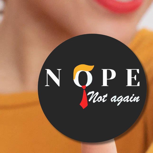 Adesivo Redondo Não Mais Engraçado Não Mais (Criador carregado)