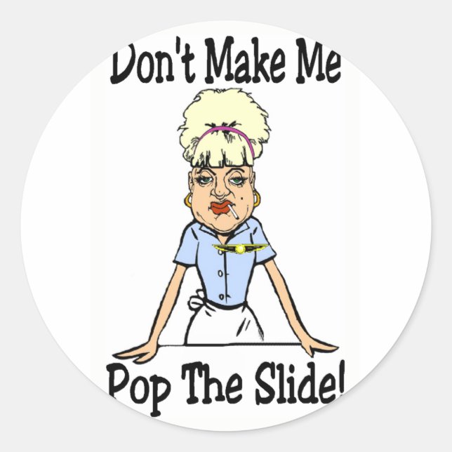 Adesivo Redondo Não me faça (Frente)