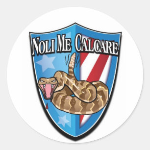 Adesivo Redondo Não me pise