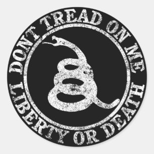 Adesivo Redondo Não me pise