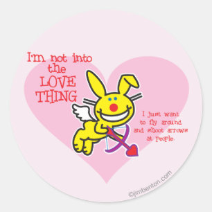 Adesivo Redondo Não Na Coisa Do Amor