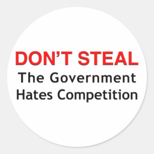 Adesivo Redondo Não roube