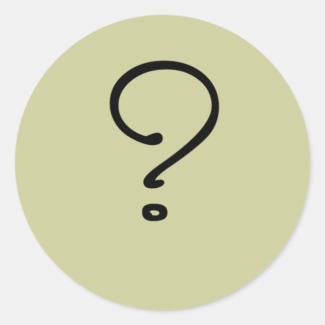 Adesivo Redondo Não sei. (Frente)