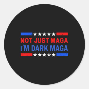 Adesivo Redondo Não sou apenas o Dark Trump 2024 Eleições 1