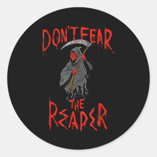 Adesivo Redondo Não Tema o Design do Carolina Reaper