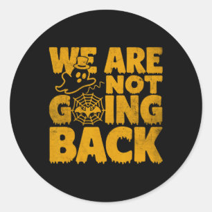 Adesivo Redondo Não vamos Ck Vote Kamala Harris Halloween Gh