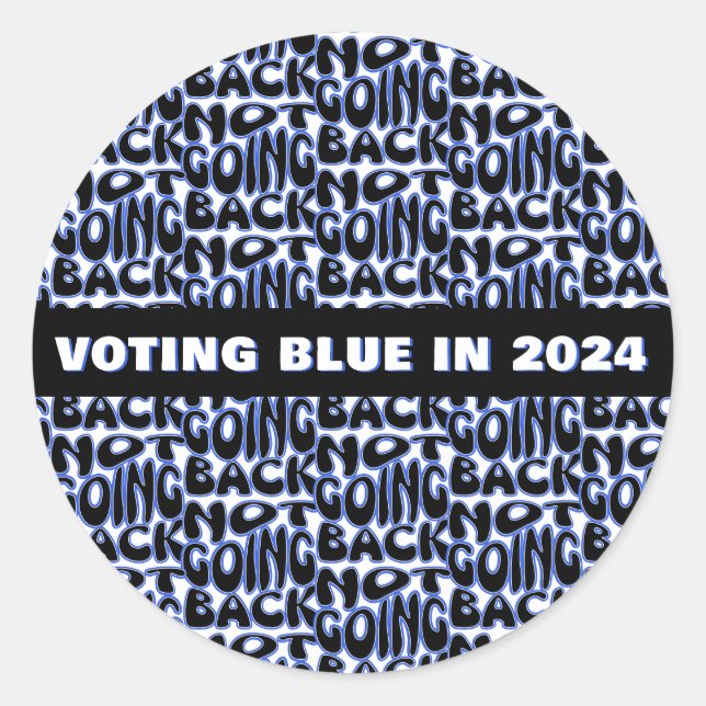 ADESIVO REDONDO NÃO VOLTAR (Frente)