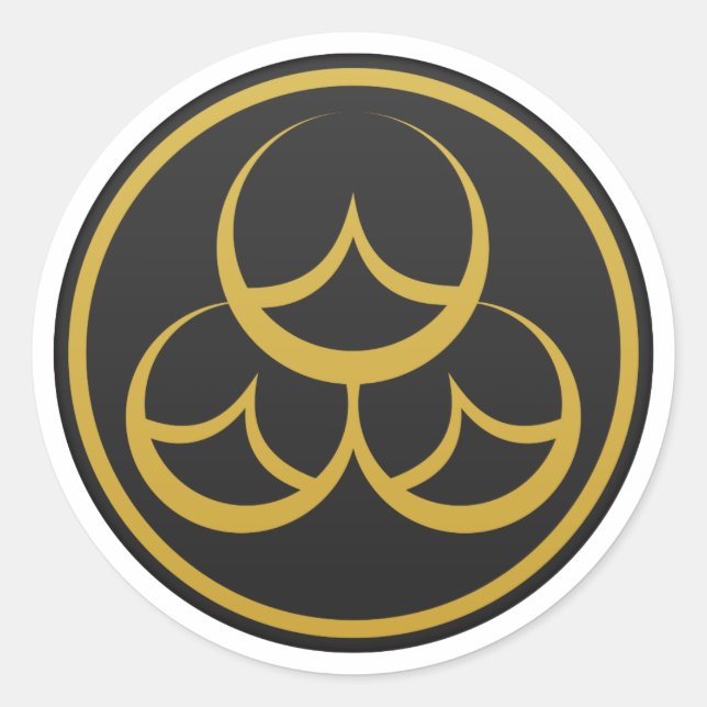 Adesivo Redondo Naoe Clan Kamon (Frente)