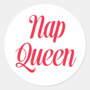 Adesivo Redondo Nap Queen Pink Cherred