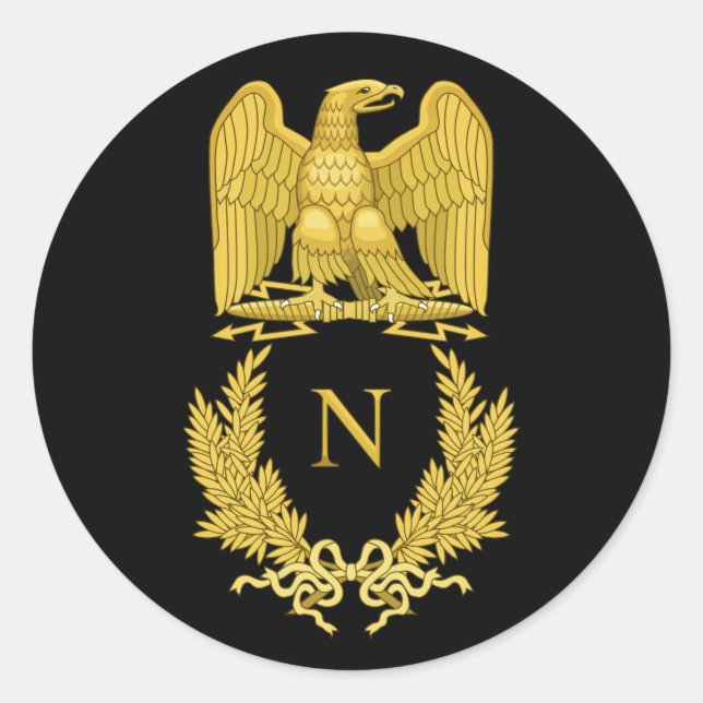Adesivo Redondo Napoleon Emblem (Frente)