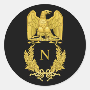 Adesivo Redondo Napoleon Emblem